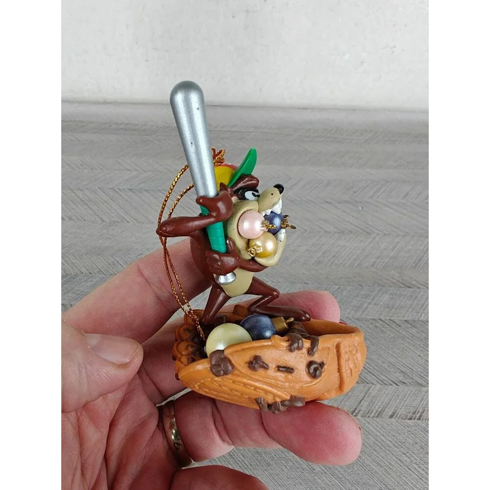 Vintage Taz Christmas Ornament 1996 Warner Bros. Looney Tunes Collectible Decor